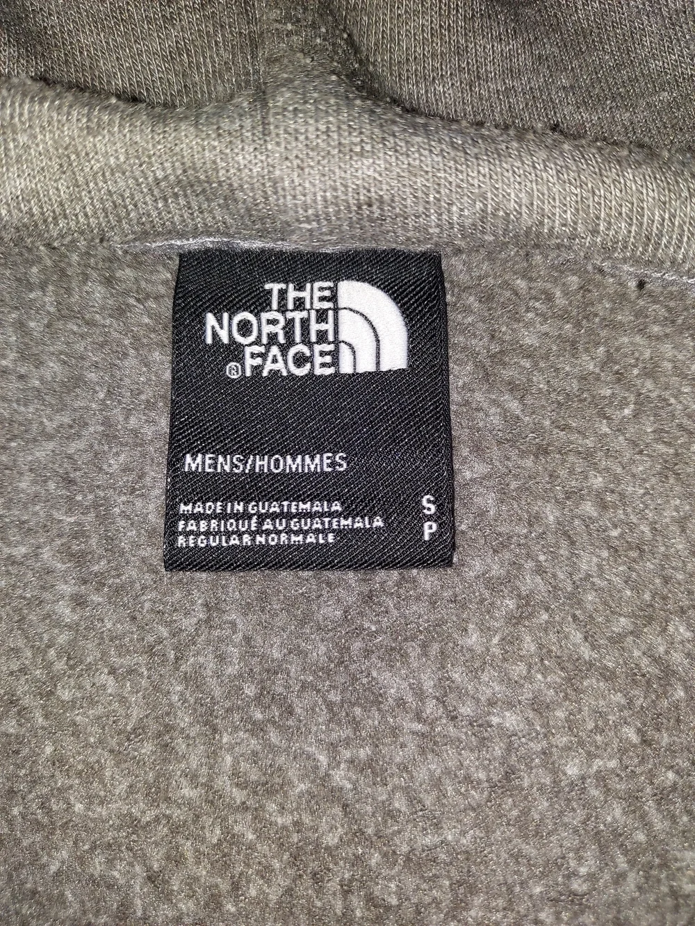 The North Face Men's Americana Pullover Hoodie Gray Blue Box Logo S